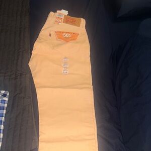 Levi's Men's Straight Jeans in Cream